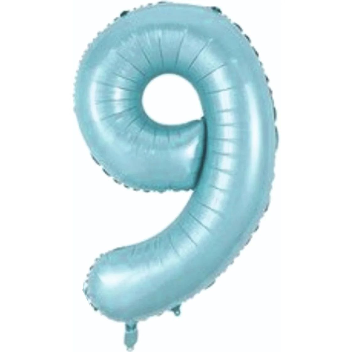 9- RAKAM 34'' MAVİ RENK BALON 76 CM