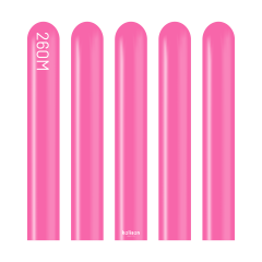 Pastel Fuşya Sosis Balon (Fuchsia) 100'lü