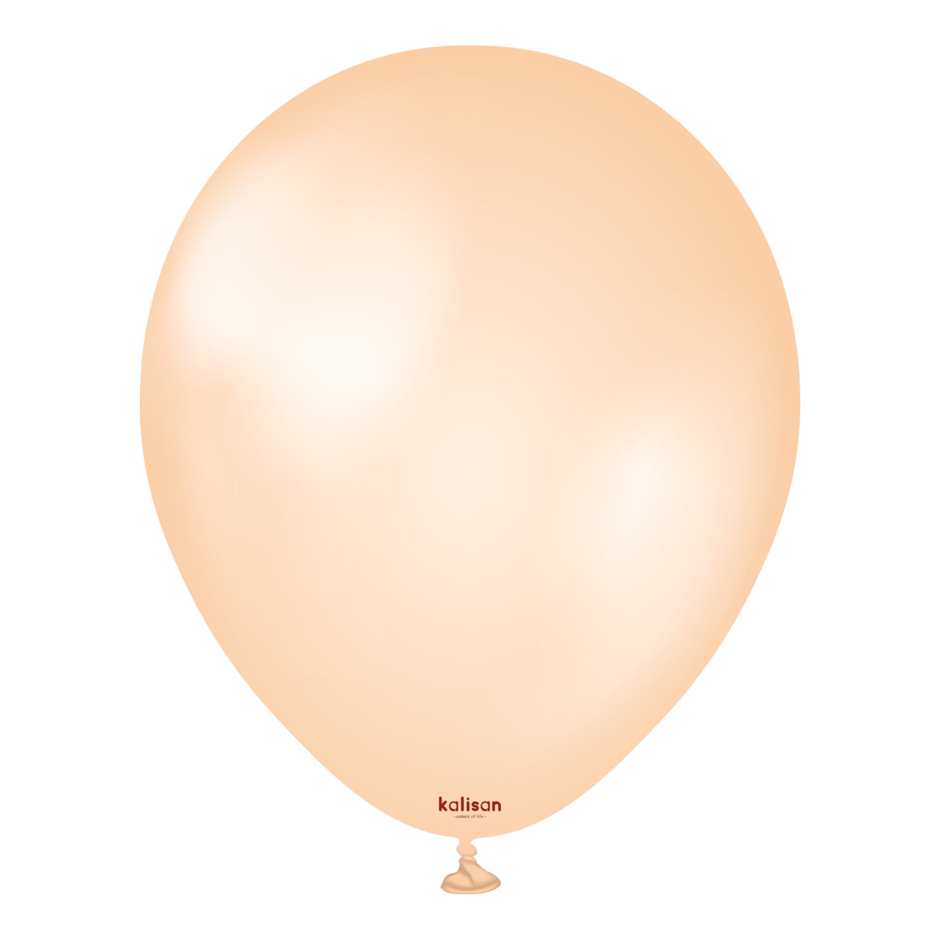 12'' Kalisan Metalik Somon Balon (Salmon) 50'li