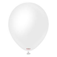 11'' Opak Balon Saten Kar Beyaz (Snow White) 50'li