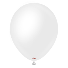 11'' Opak Balon Saten Kar Beyaz (Snow White) 50'li