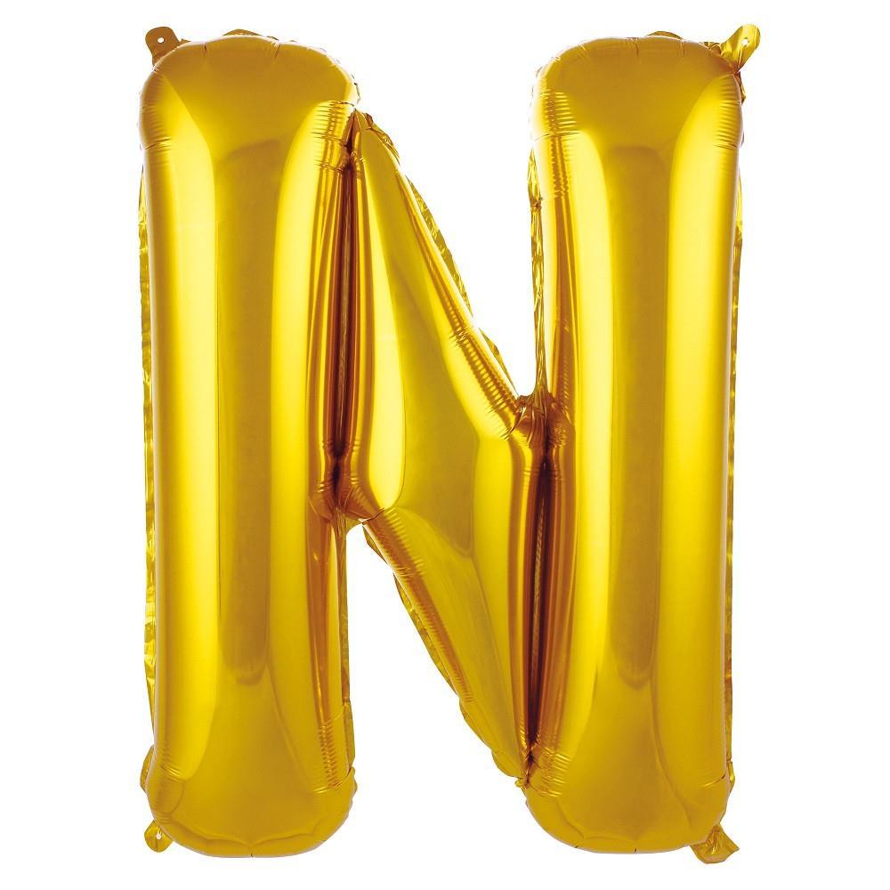 N- HARF 40'' ALTIN RENK BALON 100 CM