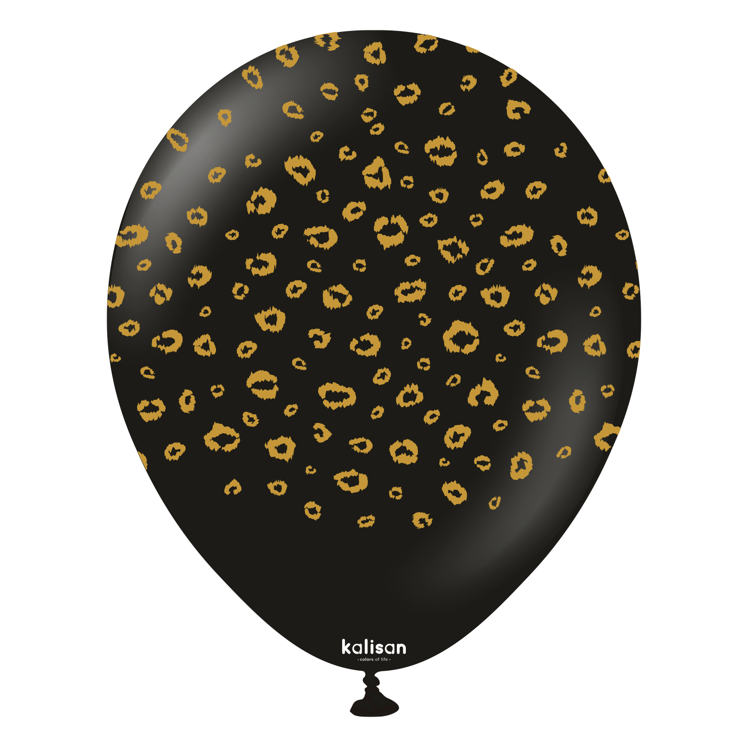 12'' Safari Siyah Leopar Tema Baskı 25'li