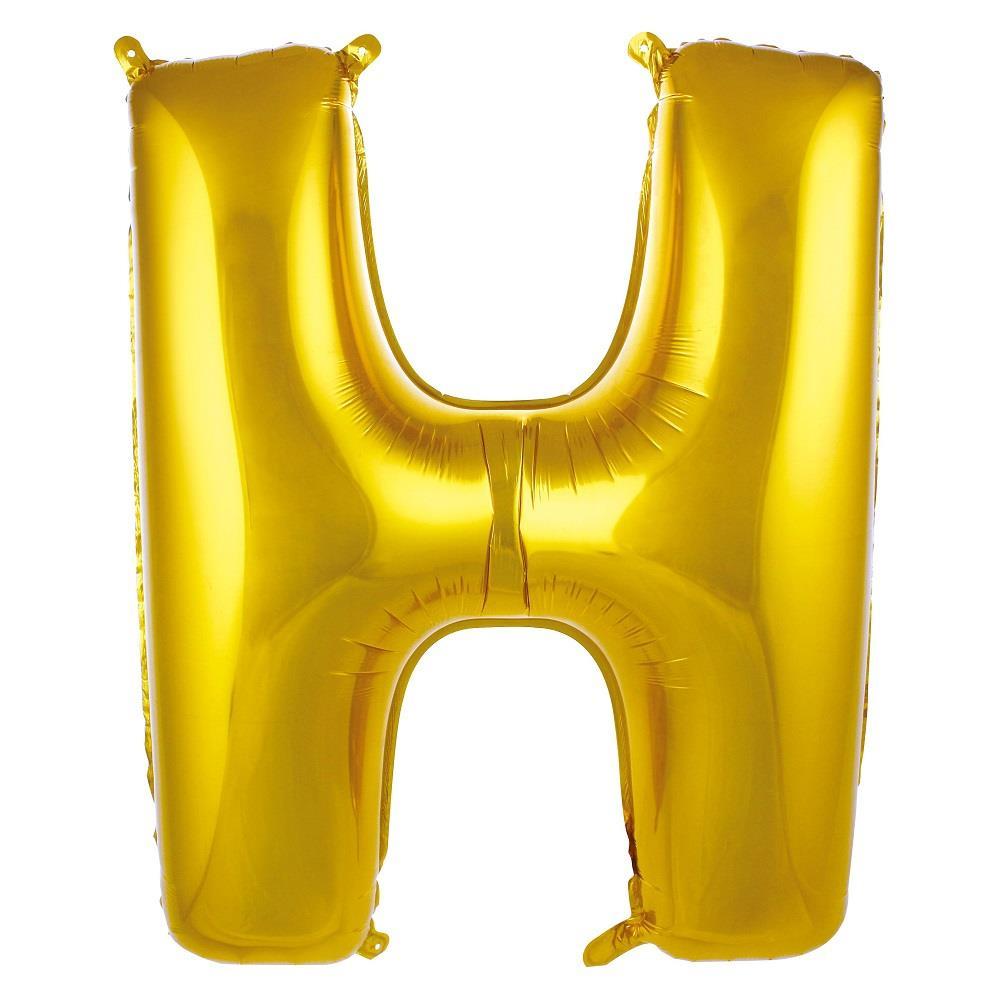 H- HARF 40'' ALTIN RENK BALON 100 CM