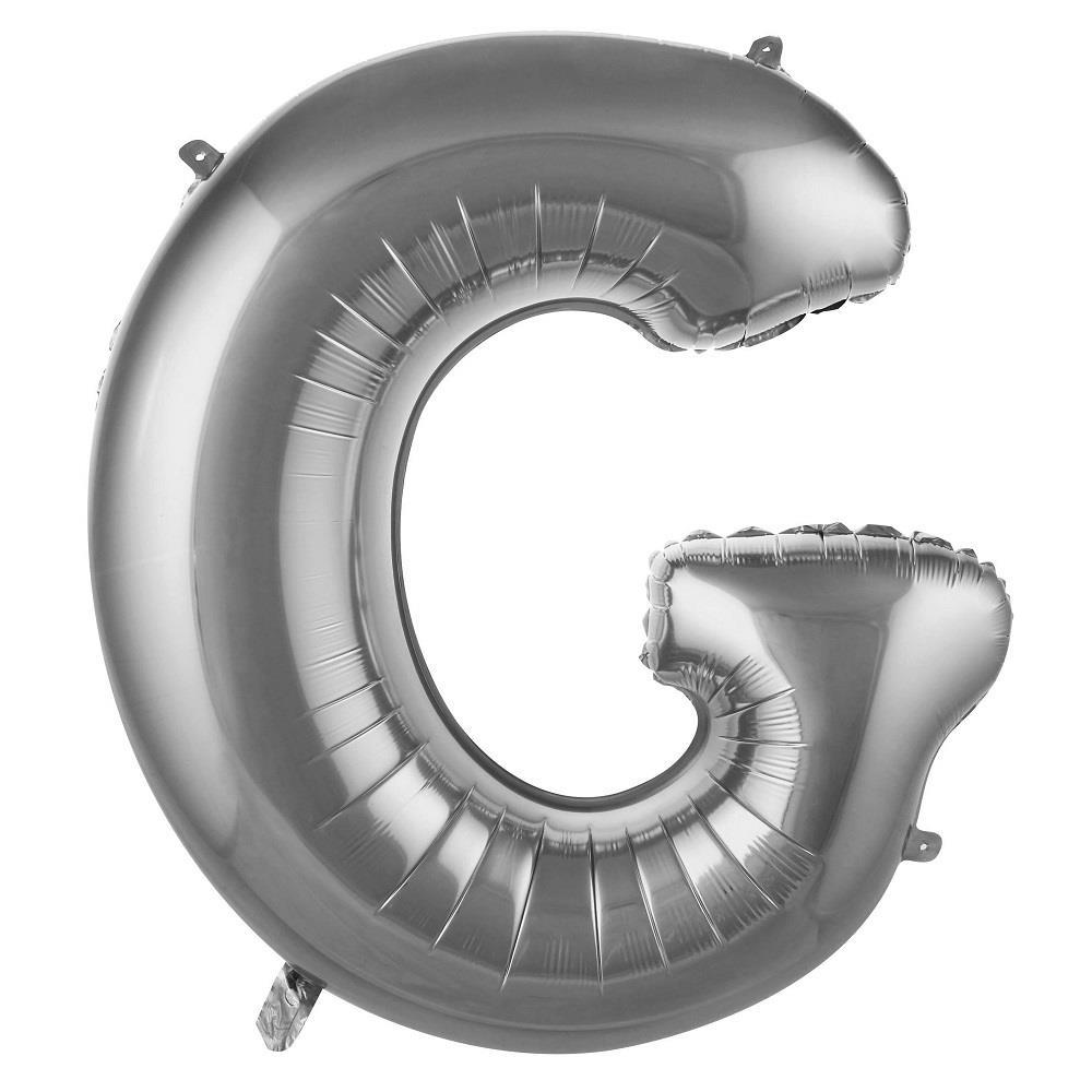G- HARF 40'' GÜMÜŞ RENK BALON 100 CM