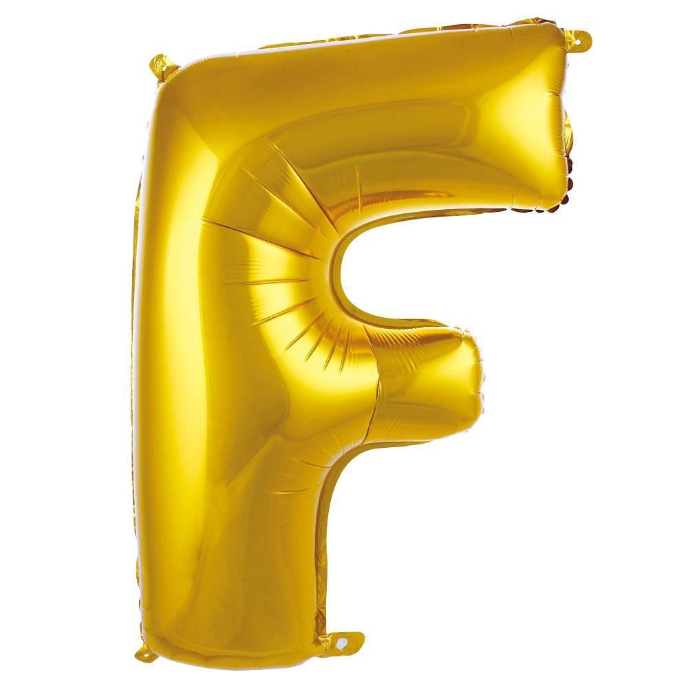 F- HARF 40'' ALTIN RENK BALON 100 CM