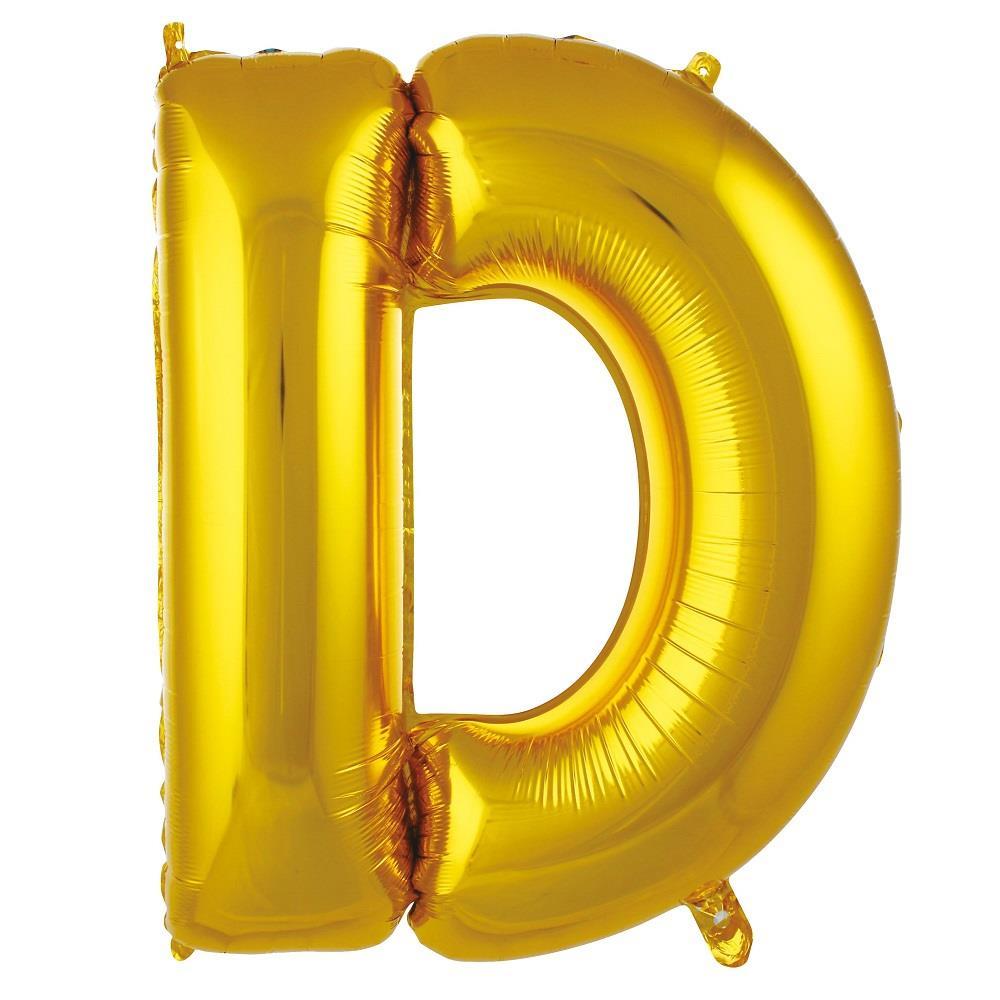 D- HARF 40'' ALTIN RENK BALON 100 CM