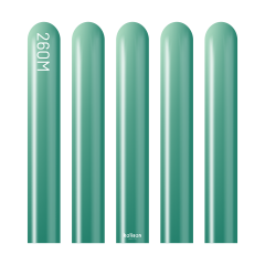 Mirror Yeşil Sosis Balon (Green) 50'li