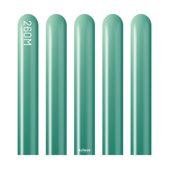 Mirror Yeşil Sosis Balon (Green) 50'li