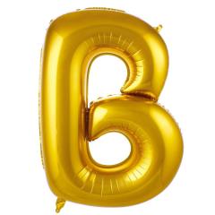 B- HARF 40'' ALTIN RENK BALON 100 CM