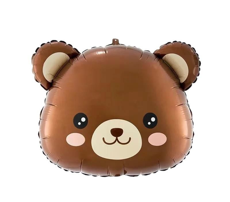 Ayı Kafası Folyo Balon 61x58