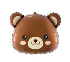 Ayı Kafası Folyo Balon 61x58