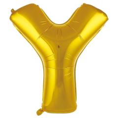 Y- HARF 34'' ALTIN RENK BALON 76 CM