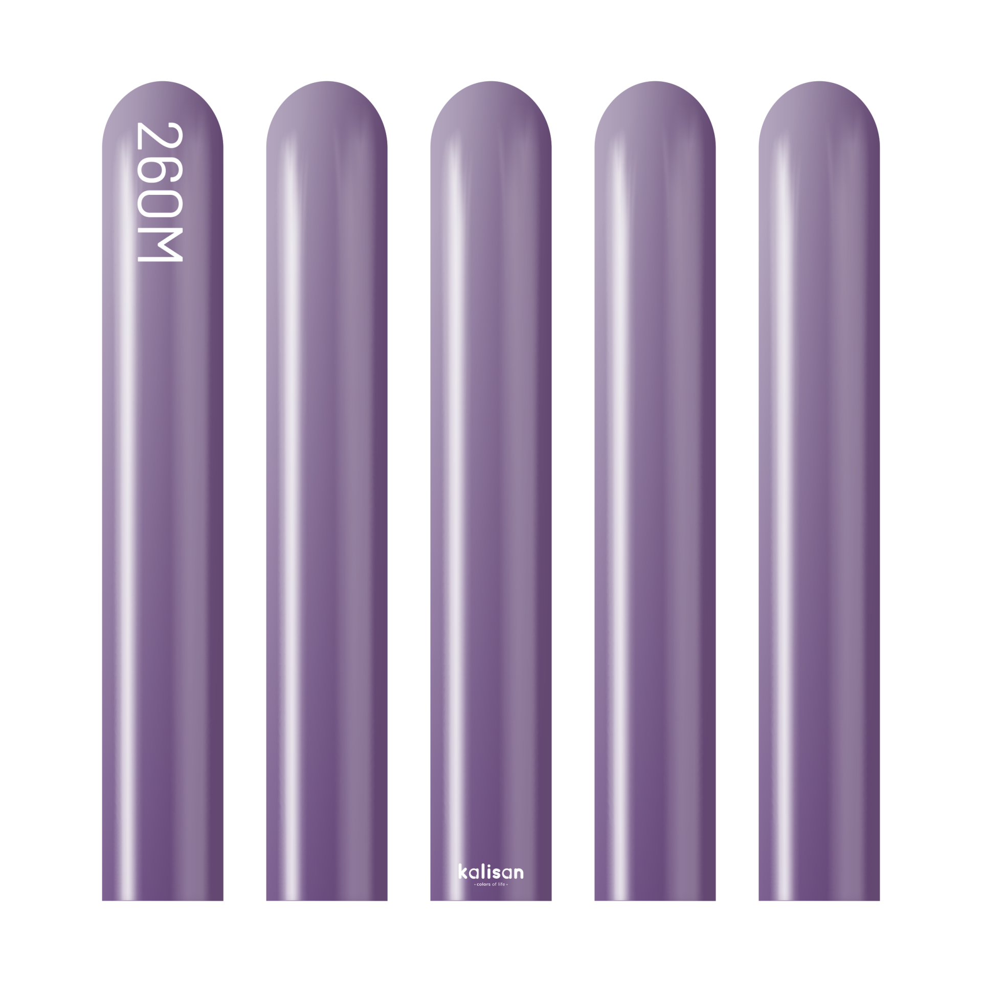 Mirror Mor Sosis Balon (Violet) 50'li