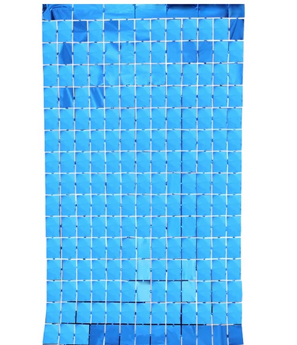 100x200 Mavi Kare Arka Fon