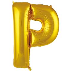 P- HARF 34'' ALTIN RENK BALON 76 CM