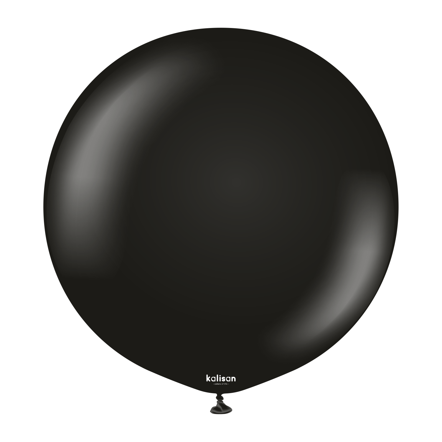36'' Standart Balon Siyah (Black) 2'li