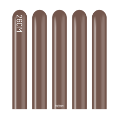 Pastel Çikolata Kahve Sosis Balon (Chocolate Brown) 100'lü