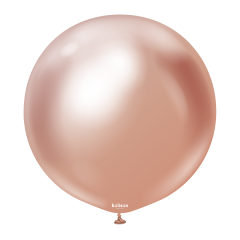 24'' Mirror Balon Gül Kurusu (Rosegold) 2'li