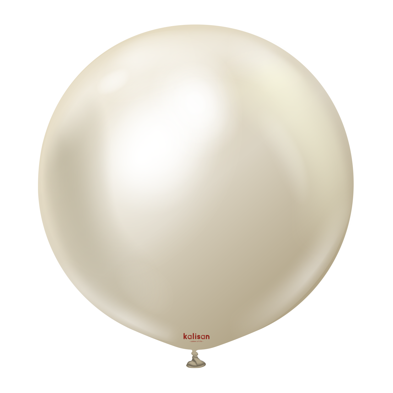24'' Mirror Balon Beyaz Altın (White Gold) 2'li