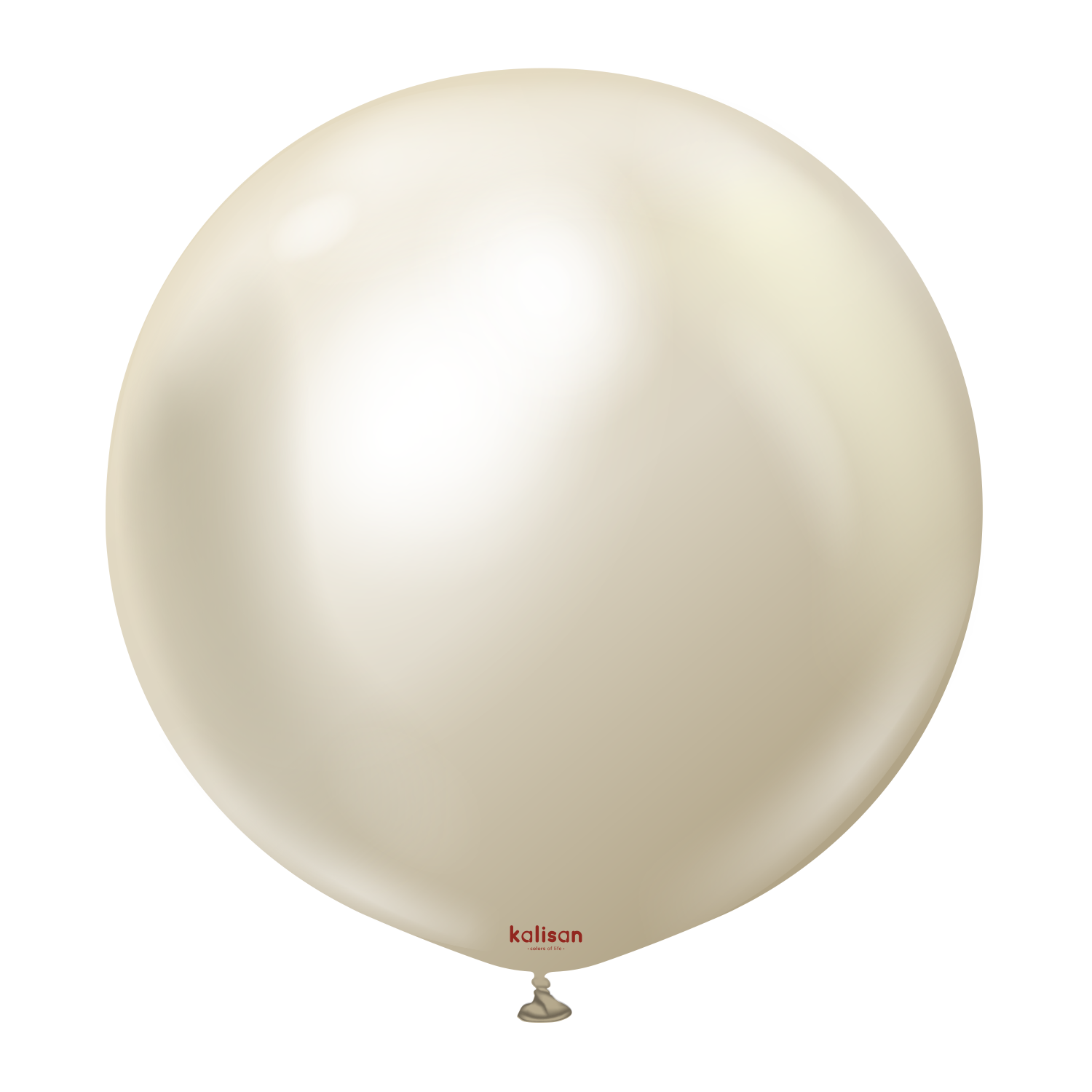 24'' Mirror Balon Beyaz Altın (White Gold) 2'li