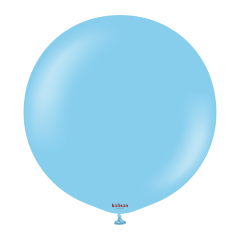 24'' Standart Balon Açık Mavi (Baby Blue) 2'li