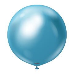 24'' Mirror Balon Mavi (Blue) 2'li