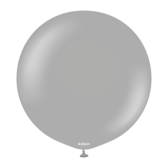 24'' Standart Balon Gri (Grey) 2'li