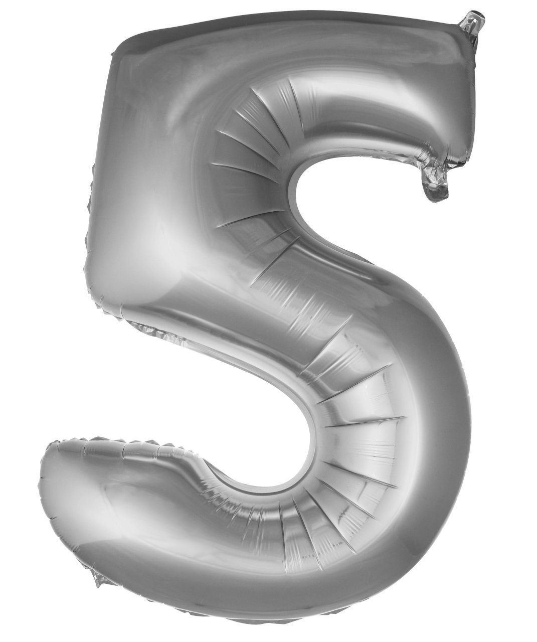 5- RAKAM 40'' GÜMÜŞ RENK BALON 100 CM