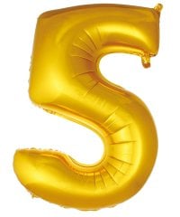 5- RAKAM 40'' ALTIN RENK BALON 100 CM