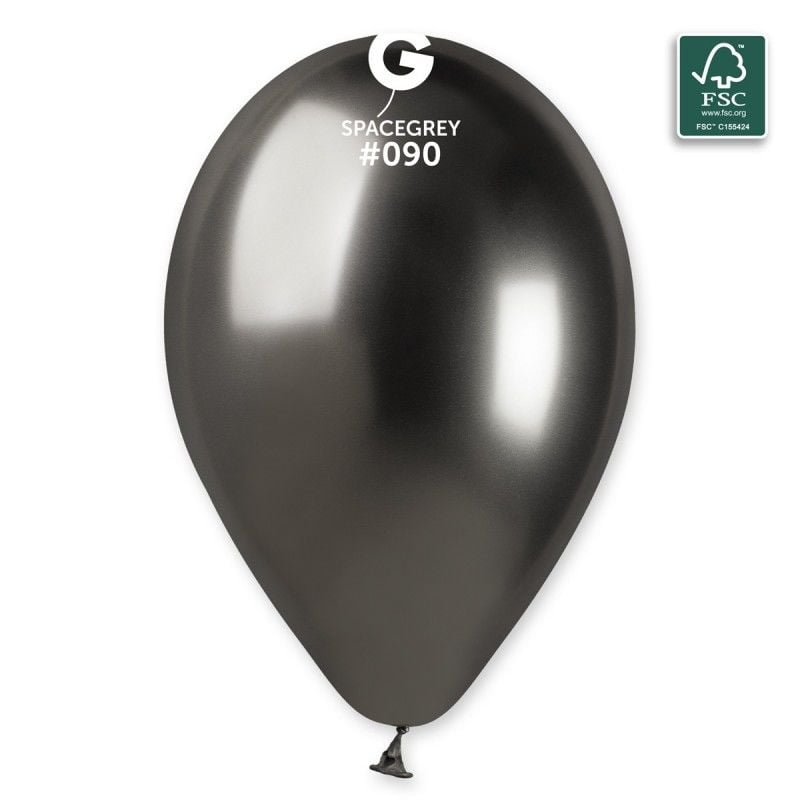 13'' Gemar Shine Balon Uzay Gri 50'li