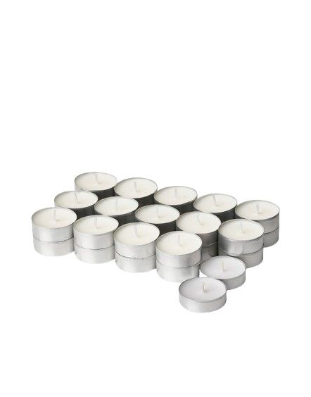 Beyaz Yuvarlak Tealight Mum 11gr 100'lü