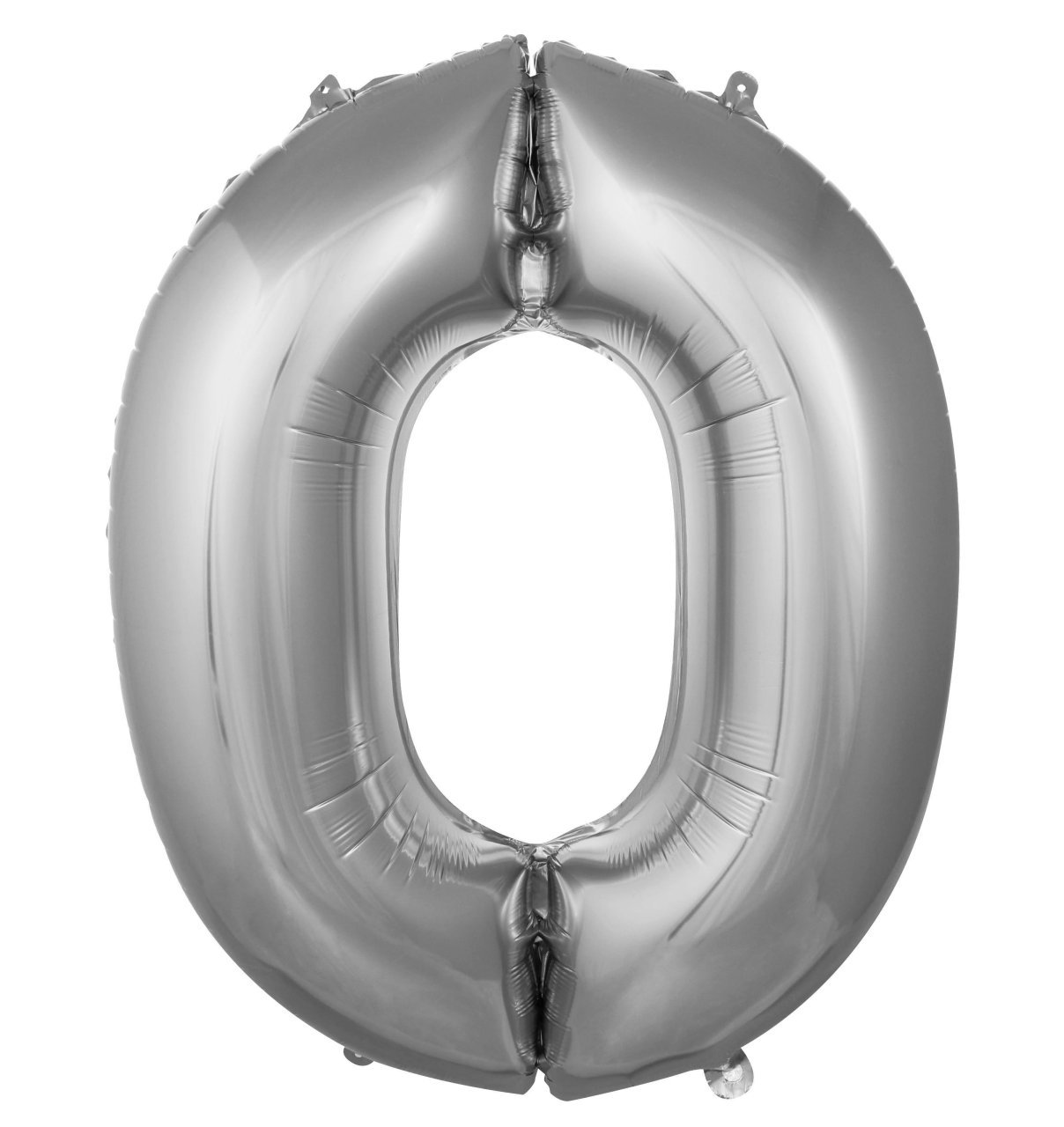 0- RAKAM 34'' GÜMÜŞ RENK BALON 76 CM