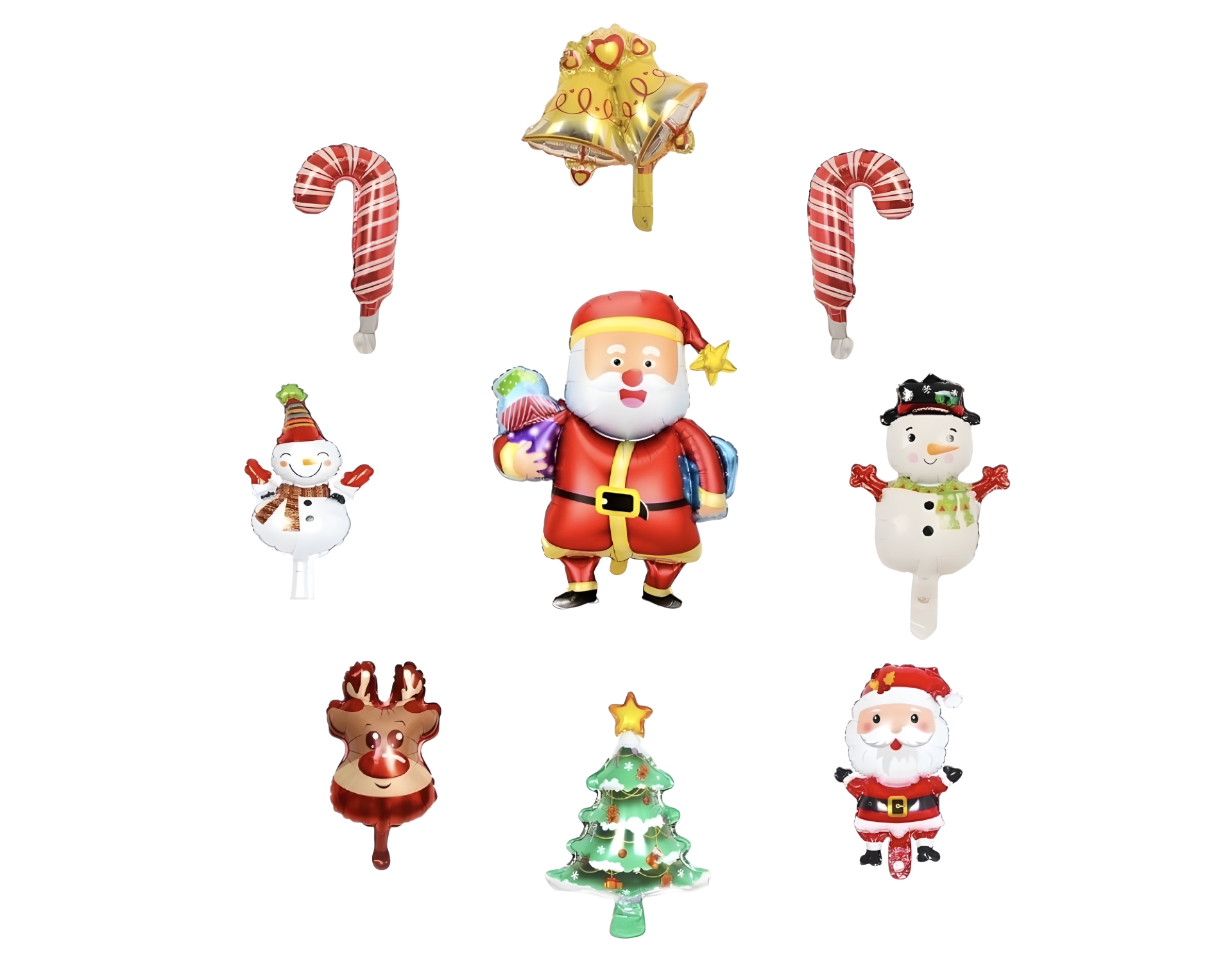16'' Yılbaşı 9'lu Set Folyo Balon
