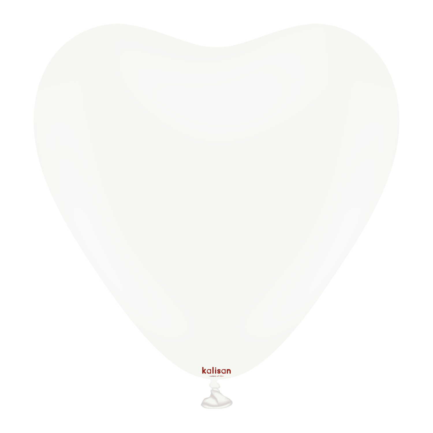 12'' Kalp Beyaz Balon 25'li