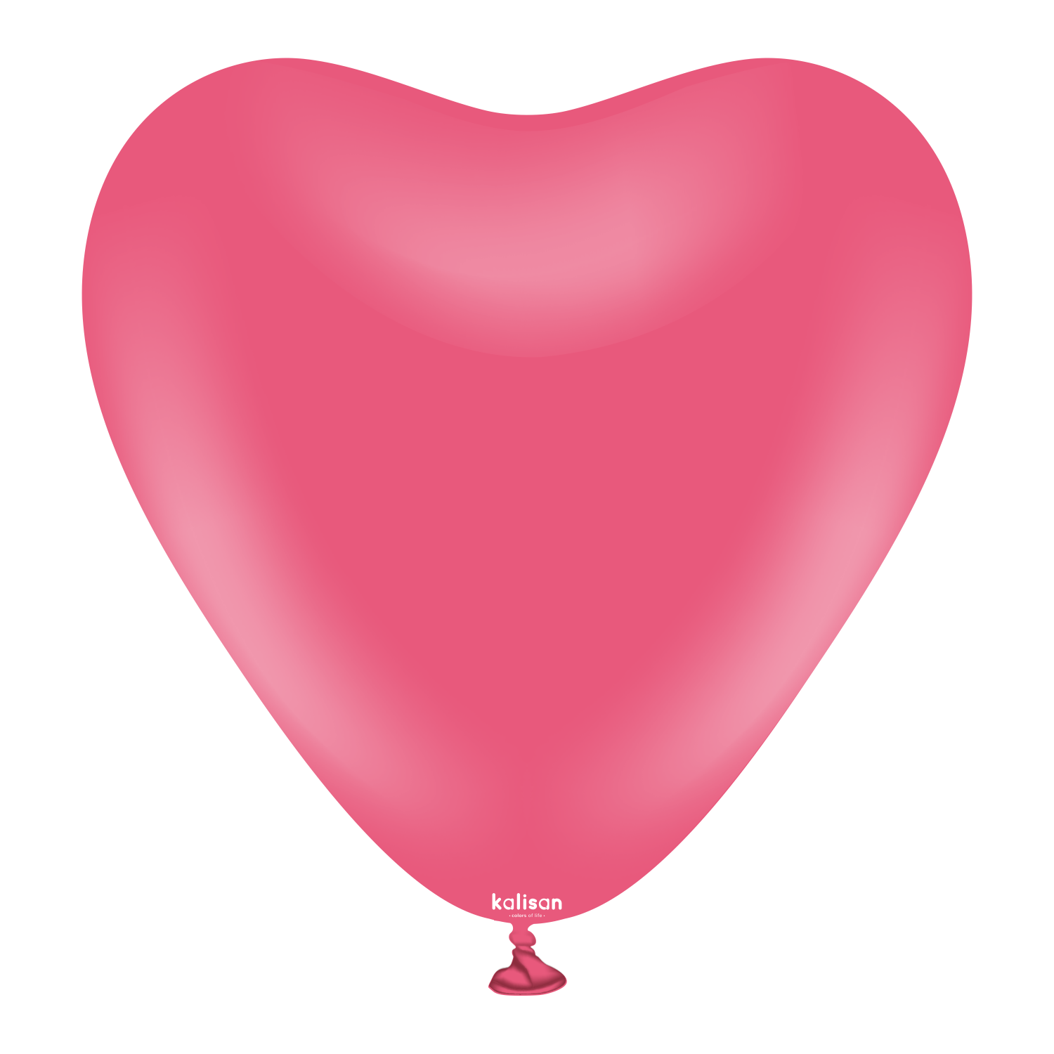 12'' Kalp Fuşya Balon 25'li