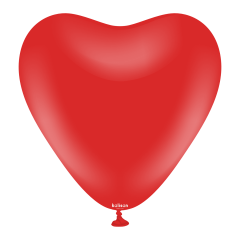 12'' Kalp Kırmızı Balon 25'li