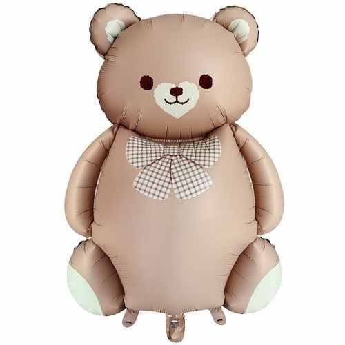 Karamel Ayı Folyo Balon 90x65
