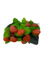 3m 220V Fişli Kalp Dekor Kırmızı Led Işıklandırma