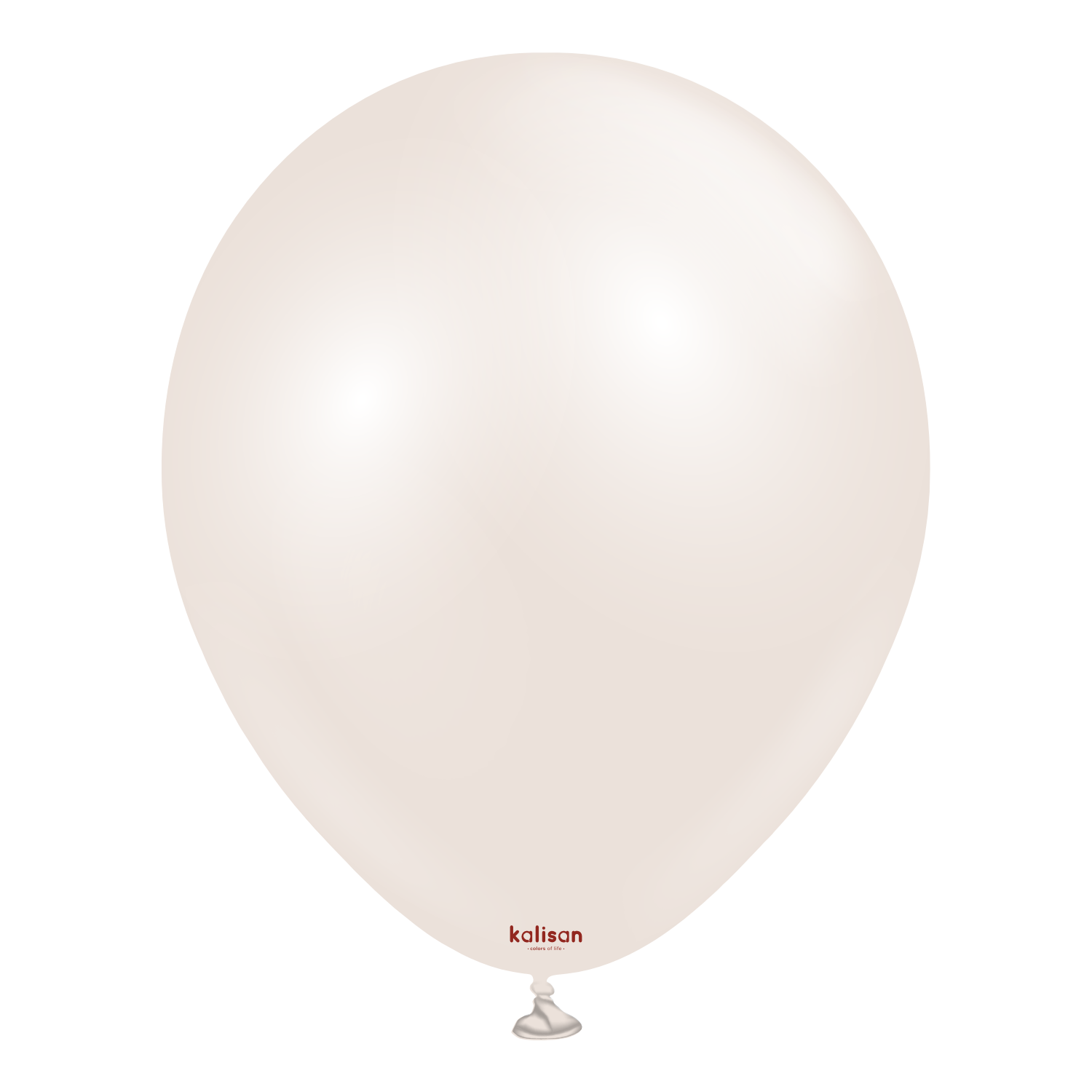 18'' Aura Balon Beige Cream 5'li