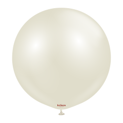 24'' Aura Balon Ivory White 2'li