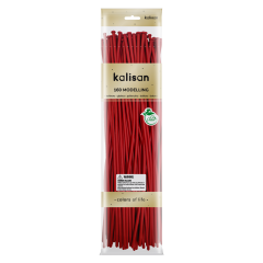 160M Pastel Kırmızı Sosis Balon (Red) 50'li Nozzle Up