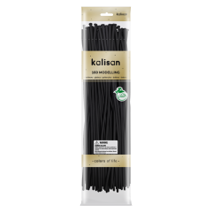 160M Pastel Siyah Sosis Balon (Black) 50’li Nozzle Up