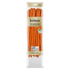 360M Pastel Turuncu Sosis Balon (Orange) 50'li Nozzle Up