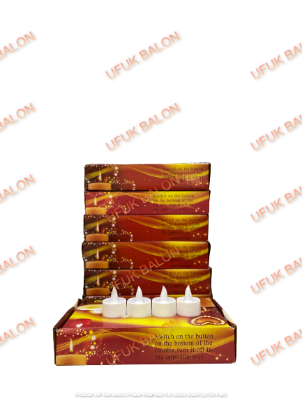 Pilli Günışığı Tealight Mum 24'lü