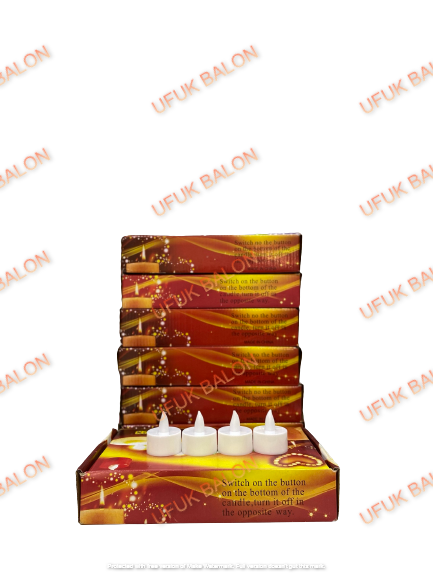 Pilli Günışığı Tealight Mum 24'lü