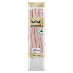 360M Makaron Pale Pembe Sosis Balon (Pale Pink) 50'li Nozzle Up