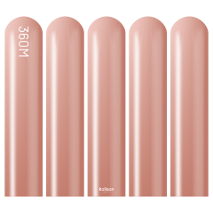 360M Mirror Gül Kurusu Sosis Balon (Rosegold) 50'li Nozzle Up