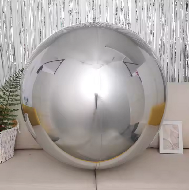 50'' Gümüş Dekor Küre (127cm)
