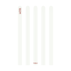 160M Pastel Beyaz Sosis Balon (White) 50'li Nozzle Up